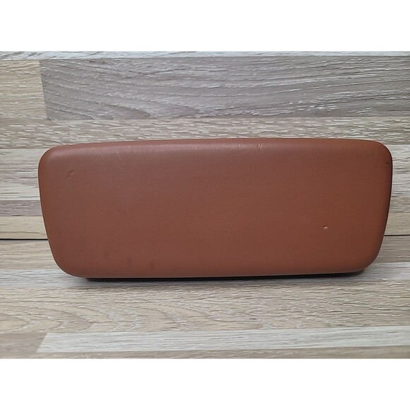 Longchamp Paris Brown Hard Shell Sunglasses Eye Glasses Case Faux Leather - Picture 2 of 4